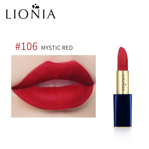 LIONIA VELVET SMOOTH LUXE LIP COLOR # 106 Mystic Red